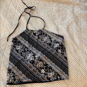 Halter crop top